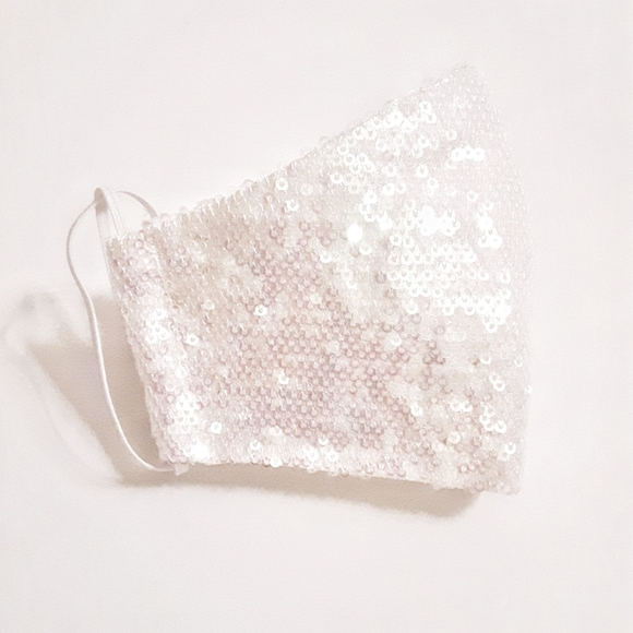 COPY Face mask cream iridescent sequins Nose wire - Picture 2 of 3